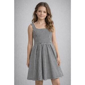 Zara Baby Apron Dress Leopard Knot Size 8 Girl